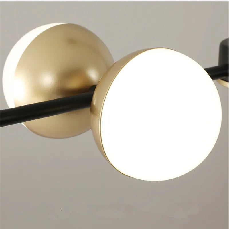 Modern art deco pendant light for Dining Room Decor nordic glass lamp Indoor Hanging Lighting Home Gold living room pendant ligh