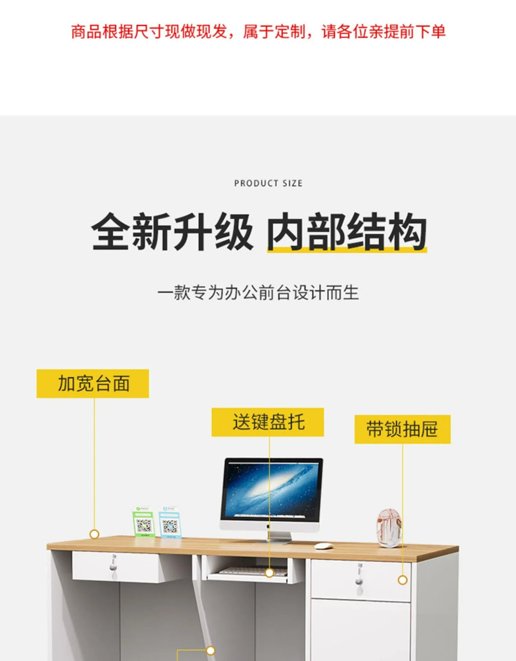 Decorations Reception Desks Retro Modern Counter Display Reception Desks Beauty Salon Mostrador Negocio Commercial Furniture