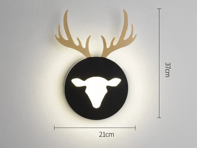 Home deco letter shape LED  Wall Light Children Sconce kid Wall Lamp Nordic Modern Bedroom Bedside Stair Corridor porch Lighting