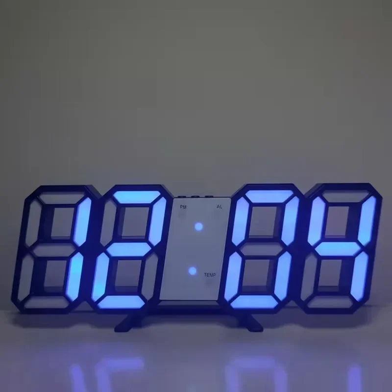 Digital Decoration for Bedroom Desk Watches Led Wall Clock Living Room Alarm Modern Home and Decoration Electronic Table Decor