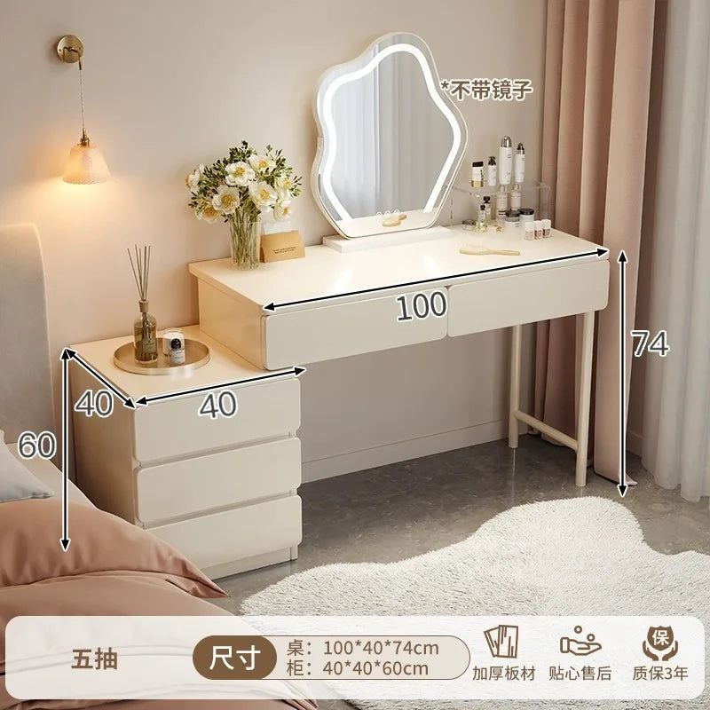 Desk Modern Dressing Table Makeup Jewelry Simple Headdresses Dressing Table Makeup Bedroom Moveis Para Casa Home Furniture