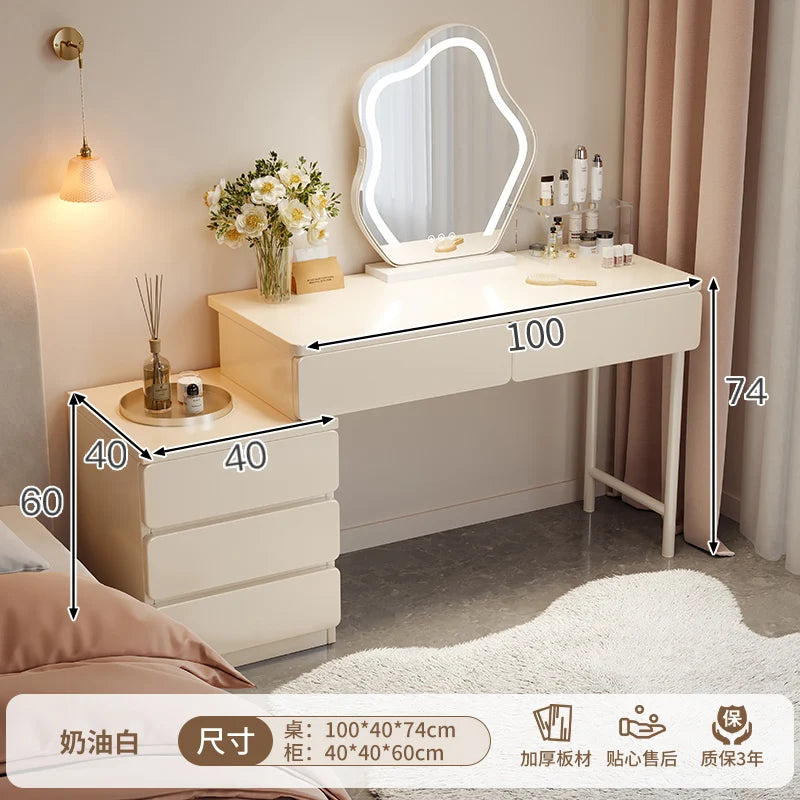 Desk Modern Dressing Table Makeup Jewelry Simple Headdresses Dressing Table Makeup Bedroom Moveis Para Casa Home Furniture