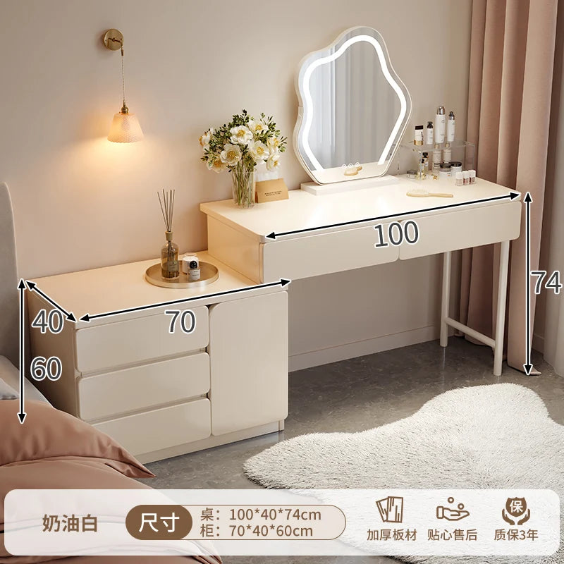Desk Modern Dressing Table Makeup Jewelry Simple Headdresses Dressing Table Makeup Bedroom Moveis Para Casa Home Furniture