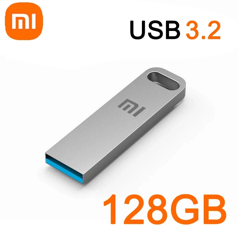 Xiaomi 2TB USB 3.2 Flash Drive High Speed Metal U Disk TypeC Memory Stick Waterproof SSD Storage PC Phone Data Transfer Portable