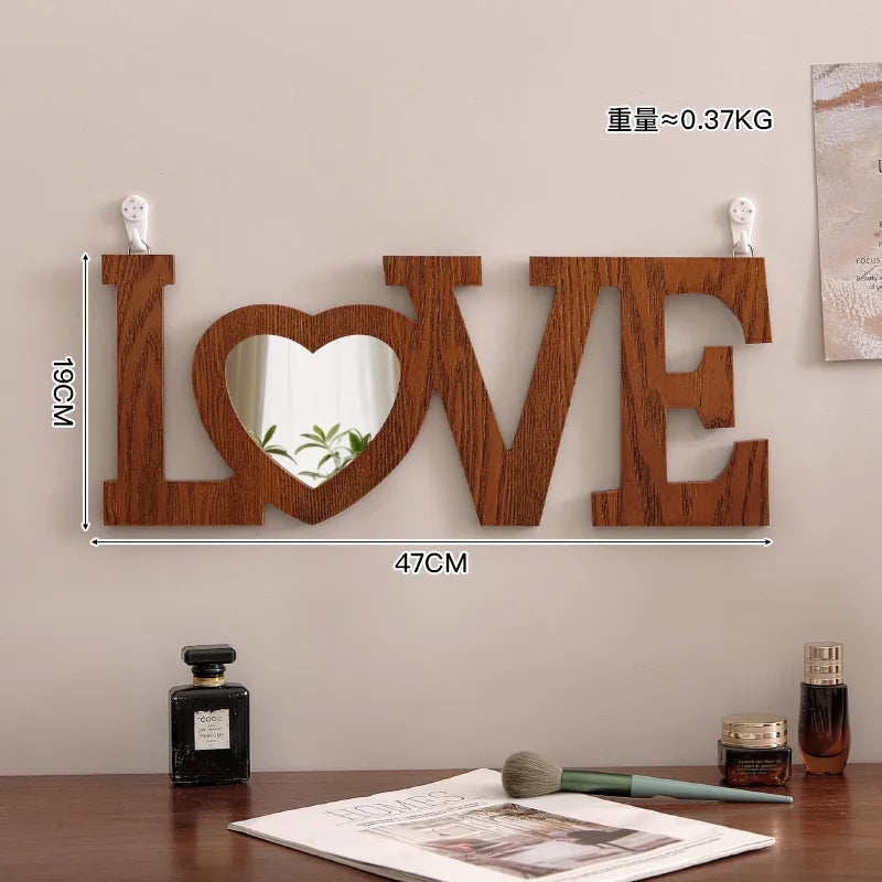 Art Wall Mirror Dressing Aesthetic Vanity Desk Mirror Standing Living Room Espelho Adesivo De Home Decoration Accessories