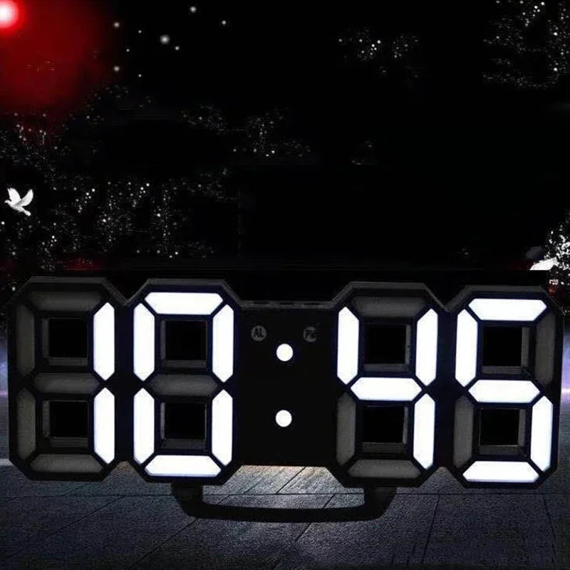 Digital Decoration for Bedroom Desk Watches Led Wall Clock Living Room Alarm Modern Home and Decoration Electronic Table Decor