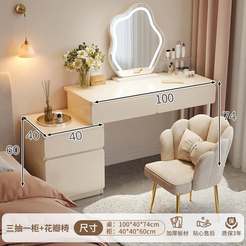 Desk Modern Dressing Table Makeup Jewelry Simple Headdresses Dressing Table Makeup Bedroom Moveis Para Casa Home Furniture