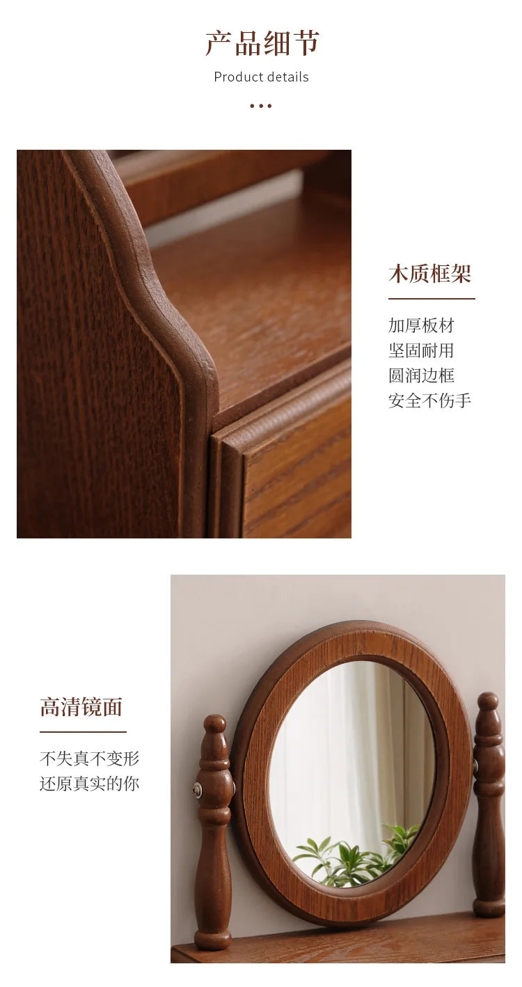 Art Wall Mirror Dressing Aesthetic Vanity Desk Mirror Standing Living Room Espelho Adesivo De Home Decoration Accessories