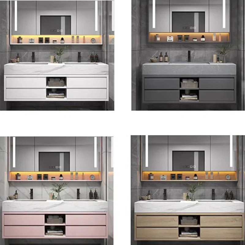 Bathroom Accesories Cabinet Wall Home Accessories Set Luxury Full Furniture Shelfs Sink Cabinet Modern Hovedskapet Bathroom Home