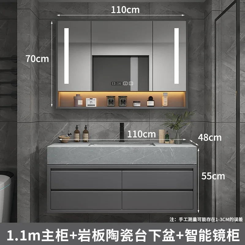 Bathroom Accesories Cabinet Wall Home Accessories Set Luxury Full Furniture Shelfs Sink Cabinet Modern Hovedskapet Bathroom Home