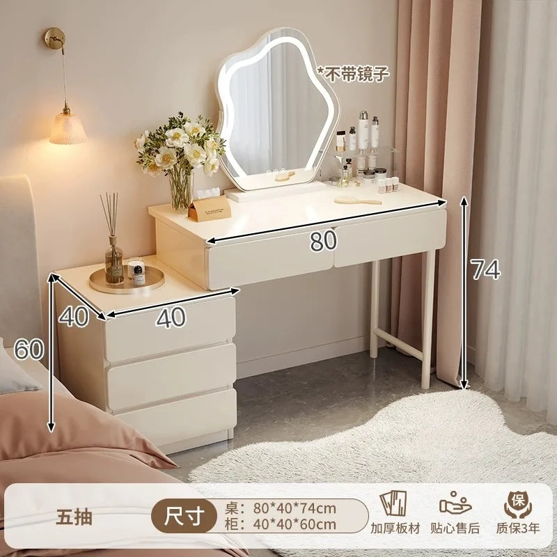 Desk Modern Dressing Table Makeup Jewelry Simple Headdresses Dressing Table Makeup Bedroom Moveis Para Casa Home Furniture