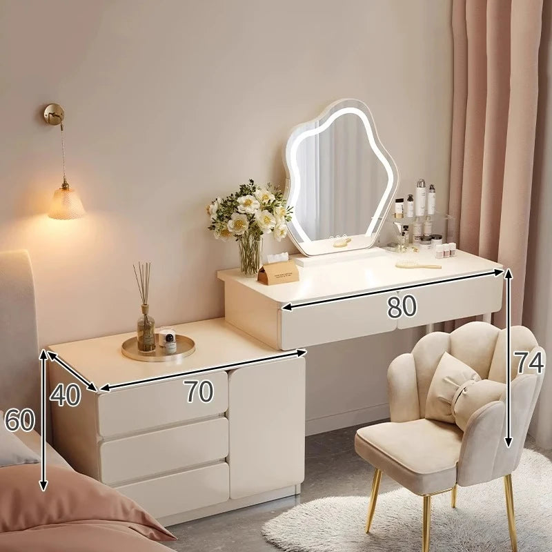 Desk Modern Dressing Table Makeup Jewelry Simple Headdresses Dressing Table Makeup Bedroom Moveis Para Casa Home Furniture