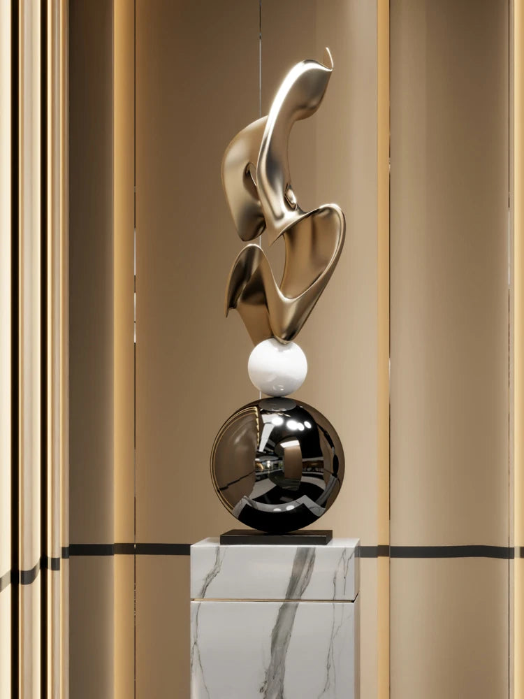 Home Decor Abstract Art Sculpture Large Ornament Living Room Bedside Table Sofa Tea Table Decoration Housewarming Gift