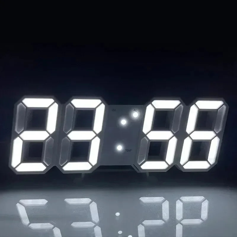 Digital Decoration for Bedroom Desk Watches Led Wall Clock Living Room Alarm Modern Home and Decoration Electronic Table Decor