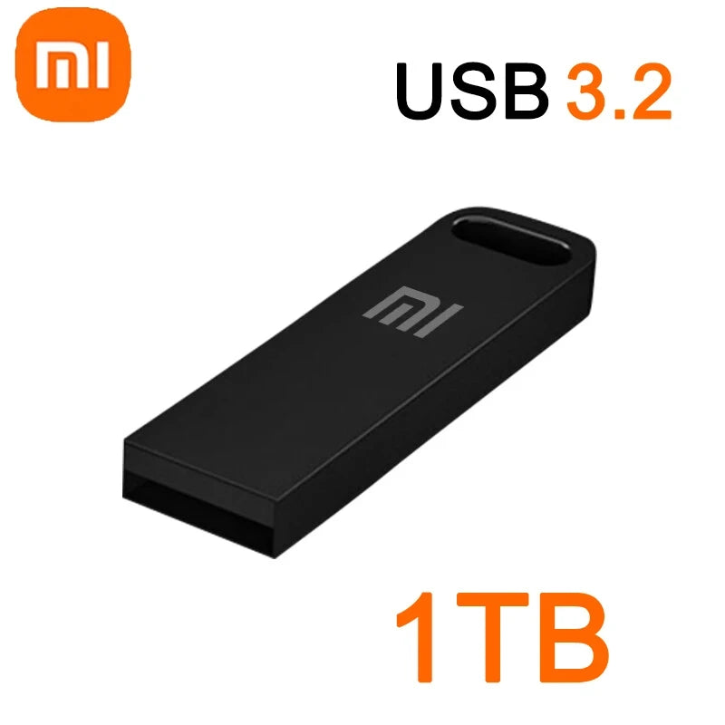 Xiaomi 2TB USB 3.2 Flash Drive High Speed Metal U Disk TypeC Memory Stick Waterproof SSD Storage PC Phone Data Transfer Portable