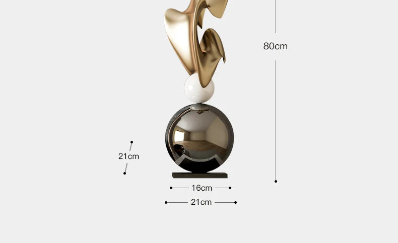 Home Decor Abstract Art Sculpture Large Ornament Living Room Bedside Table Sofa Tea Table Decoration Housewarming Gift