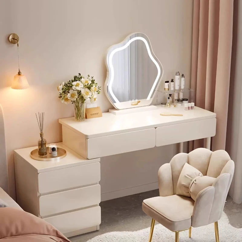 Desk Modern Dressing Table Makeup Jewelry Simple Headdresses Dressing Table Makeup Bedroom Moveis Para Casa Home Furniture