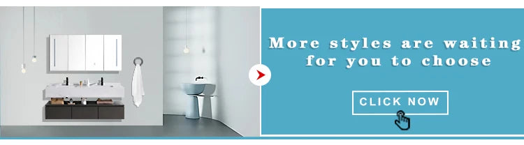 Wall-hung Bathroom Vanities Furniture Mounted Bathroom Waterproof Mirror Cabinet Double Wash Bathroom Cabinet