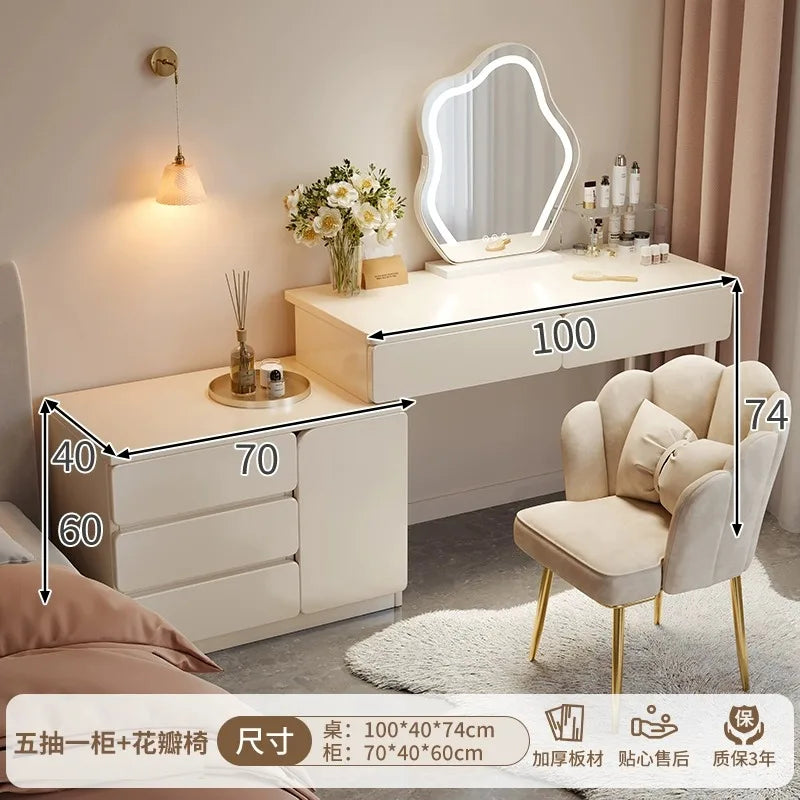 Desk Modern Dressing Table Makeup Jewelry Simple Headdresses Dressing Table Makeup Bedroom Moveis Para Casa Home Furniture