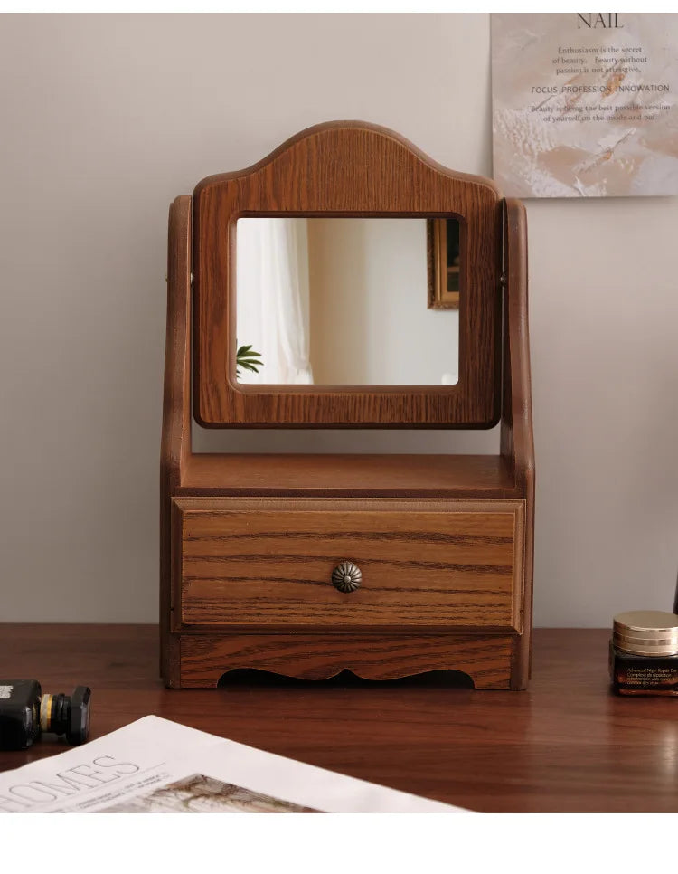 Art Wall Mirror Dressing Aesthetic Vanity Desk Mirror Standing Living Room Espelho Adesivo De Home Decoration Accessories