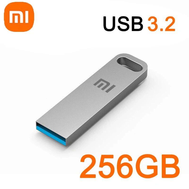 Xiaomi 2TB USB 3.2 Flash Drive High Speed Metal U Disk TypeC Memory Stick Waterproof SSD Storage PC Phone Data Transfer Portable