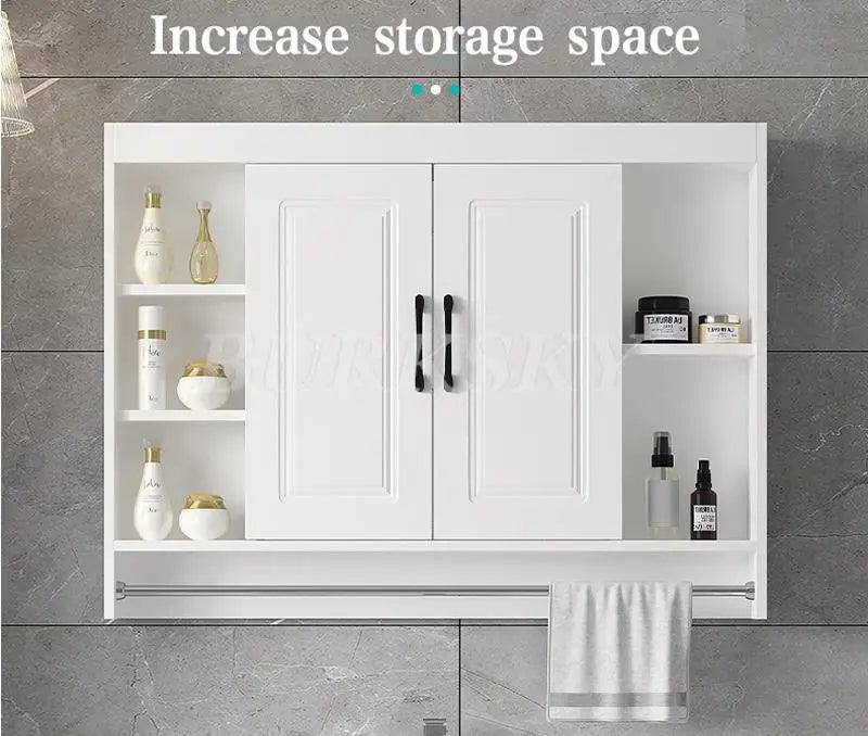 Bathroom Wall Cabinet Wooden Cabinet Bathroom Furniture Over Toilet Storage And Shelves Cupboard Above Toilet With Large Space