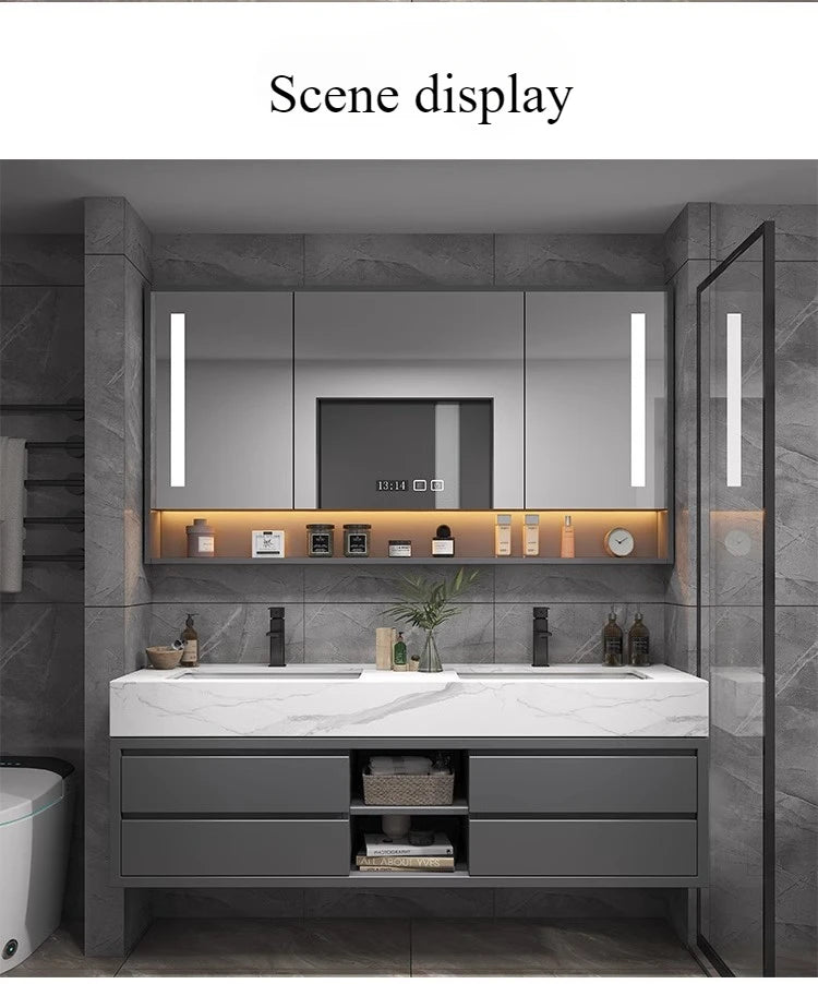 Bathroom Accesories Cabinet Wall Home Accessories Set Luxury Full Furniture Shelfs Sink Cabinet Modern Hovedskapet Bathroom Home