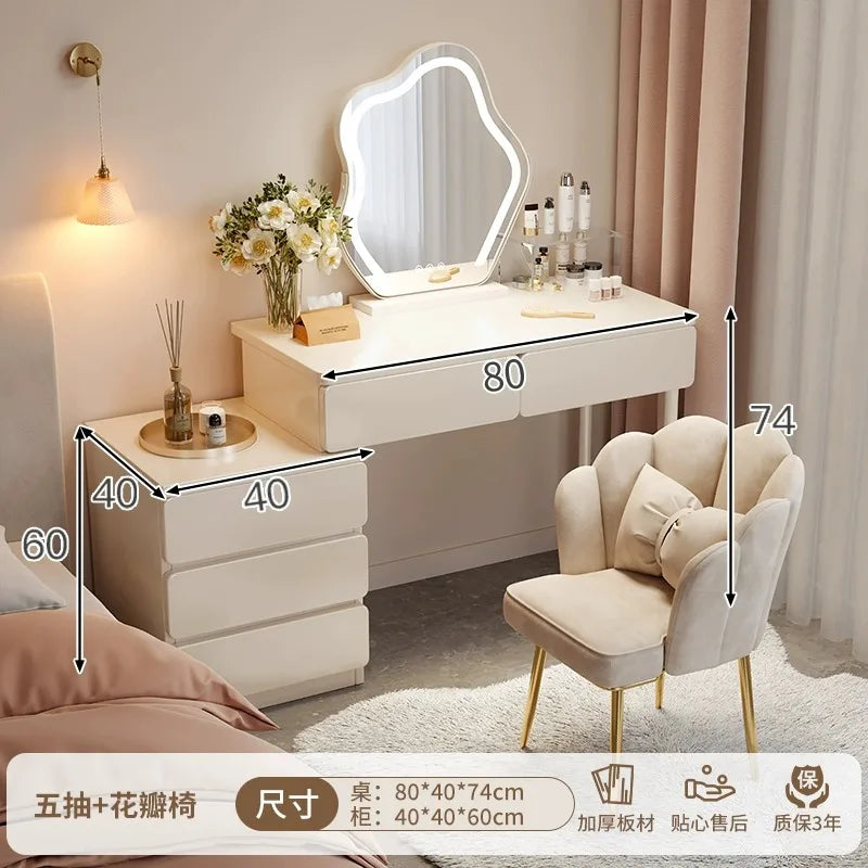 Desk Modern Dressing Table Makeup Jewelry Simple Headdresses Dressing Table Makeup Bedroom Moveis Para Casa Home Furniture